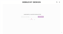 Desktop Screenshot of debuchydesign.com