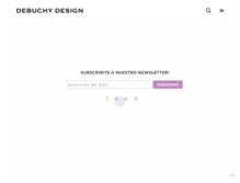 Tablet Screenshot of debuchydesign.com